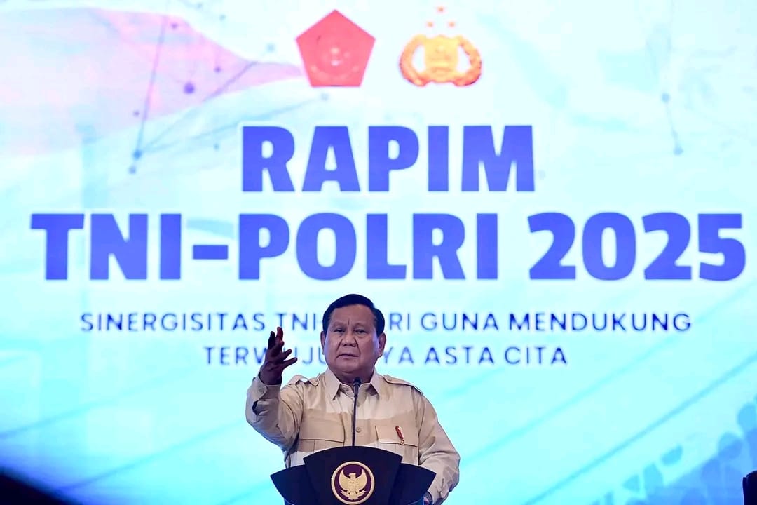 Foto : Dankodiklatal Hadiri Rapim TNI - Polri 2025 Pimpinan Presiden RI Prabowo Subianto