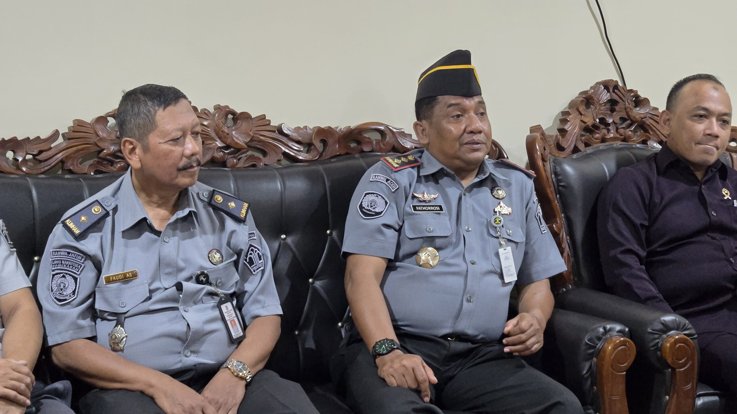 Foto : Perkuat Sinergitas dalam Bidang Hukum, Lapas Narkotika Kelas IIA Pamekasan Gelar Kunjungan ke Pengadilan Negeri Pamekasan
