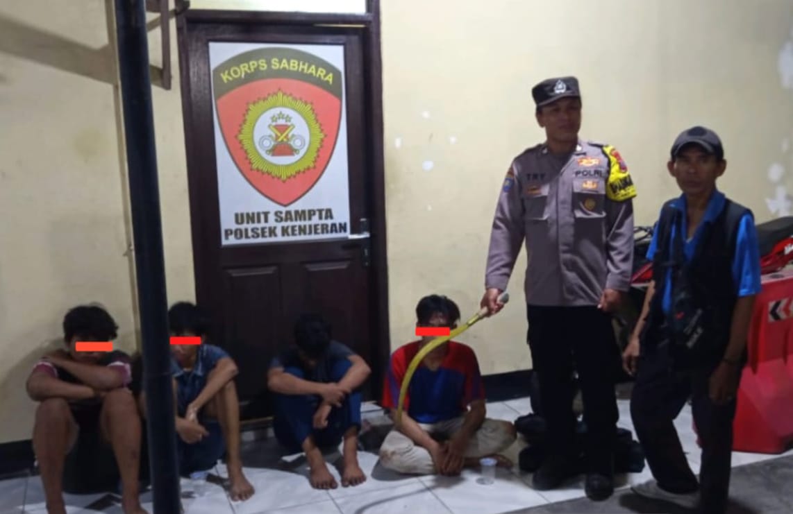 Foto: Polsek Kenjeran Amankan Lima Remaja Gangster Tawuran di SIB Bulak, Diberi Pembinaan dan Sosialisasi