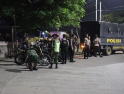 Kapolres Pelabuhan Tanjung Perak Pimpin Patroli Skala Besar Ciptakan Rasa Aman di Malam Hari
