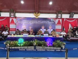 Lapas Narkotika Kelas IIA Pamekasan Menghadiri Kegiatan Pemusnahan Barang Bukti Narkotika di Sampang