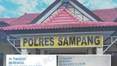 Diduga Anggota Polres Sampang Terima Uang Transfer Puluhan Juta Rupiah, Ini Buktinya