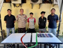 Operasi Pekat, Unit Reskrim Polsek Semampir Amankan Dua Pemuda Hendak Tawuran