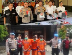 Komplotan Sindikat Jambret Diringkus Tim Gabungan Polrestabes Surabaya dan Polresta Sidoarjo