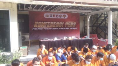 Polres Pelabuhan Tanjung Perak dan Jajaran Ungkap Kasus Kriminal Selama 14 Hari