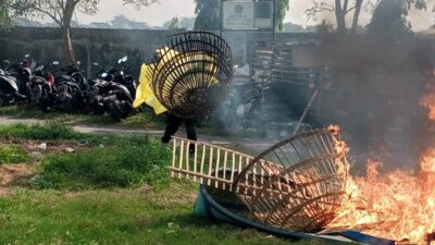 Polisi Bongkar Arena Judi Sabung Ayam di TPS Ngaglik Sidoarjo