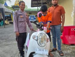 Polsek Kenjeran Amankan Pelaku Pencurian Sepeda Motor di Kedinding Lor
