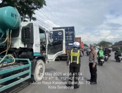 Kegiatan Patroli Titik Rawan, Satlantas Polres Pelabuhan Tanjung Perak Tegaskan Pengendara