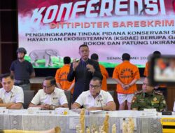 Dittipidter Bareskrim Polri Ungkap Perdagangan Ilegal Gading Gajah