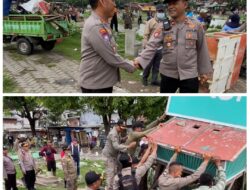 Bersihkan Adanya Dugaan Judi Burung Merpati, Tiga Pilar Polsek Simokerto Rapuhkan 2 BEKUPON Makam Rangka