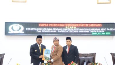 Pendapat Akhir Bupati Sampang Tentang APBD dan Kawasan Tanpa Rokok di Paripurna DPRD Sampang