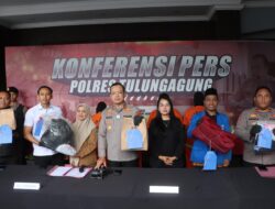 Polres Tulungagung Berhasil Amankan 5 Tersangka Predator Anak Ketua PC PMII Beri Apresiasi