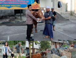 Polri Presisi” Polres Pelabuhan Tanjung Perak Berbagi Penyerahan Hewan Qurban Idul Adha 1446 Hijriah – 2025