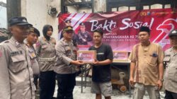 Peringati Hari Bhayangkara ke-79, Polsek Pabean Cantikan Gelar Baksos untuk Korban Kebakaran Hingga Kaum Duafa