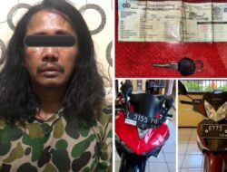 Gondrong Seorang Kuli Bangunan Ditangkap Polisi, Ternyata Seorang Pencuri