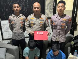 Unit Patroli Perintis Presisi Polres Tanjung Perak Amankan Dua Pemuda Pembawa Sabu