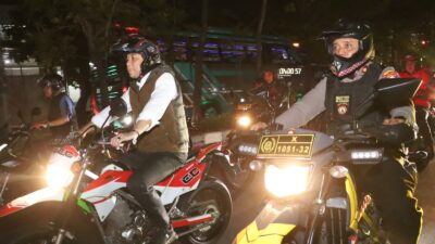 Polres Pelabuhan Tanjung Perak Gelar Patroli Gabungan Awasi Pemberlakuan Jam Malam Anak Dibawah Umur