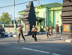 Jaga Kebugaran dan Kekompakan, Kodim 0817/Gresik Adakan Olahraga Bersama