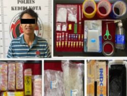 Satresnarkoba Polres Kediri Amankan Seorang Pemuda Pengedar Narkoba