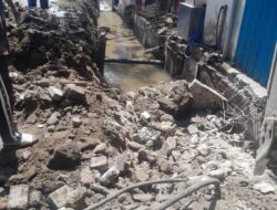 Diduga Proyek Gorong-gorong Dijalan Donorejo Asal Jadi, Kabel Optic fiber Milik PT Telkom di Curi 
