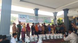 Bupati Bangkalan Sapa Warga Sobih dan Launching Bantuan berupa Beras