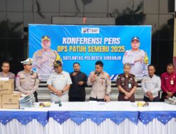 Operasi Patuh Semeru 2025 Polresta Sidoarjo Berhasil Tekan Kecelakaan Hingga 62 persen