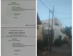 Masih dalam Proses Permohonan, Tiang Wifi Fiber Star Nekat Berdirikan di Sepanjang Jalan