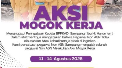 Kecerobohan Kepala BPKAD Jadi Perbincangan Publik, Non ASN Mogok Kerja dan Beredar Luas di Media Sosial