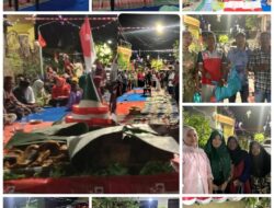 Ratusan Warga Tambak Segaran RT 05 RW 03 Surabaya Antusias Hadiri Malam Tasyakuran HUT RI 80