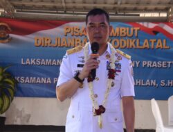 Sambut Tugas Baru, Laksma TNI Alan Dahlan Terima Naskah Memorandum
