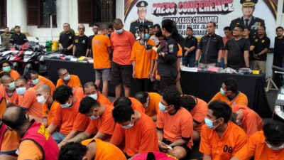 Selama 2 Bulan, Polisi Berhasil Gulung 49 Pelaku Kriminal