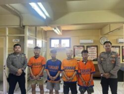 Komplotan Curas Bersenjata Tajam di Surabaya di Tangkap Polisi