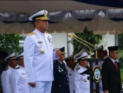 Dankodiklatal Kukuhkan 100 Siswa Dikmata TNI AL Satdik-1 Tanjung Uban