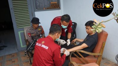 Brimob Polda Jatim Buka Layanan Kesehatan Gratis di Ponpes Al Khoziny Sidoarjo
