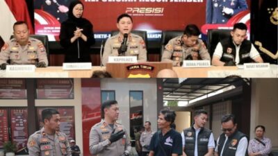 Polres Jember Berhasil Bongkar Sindikat Curanmor Amankan Tiga Tersangka dan 23 Motor Curian