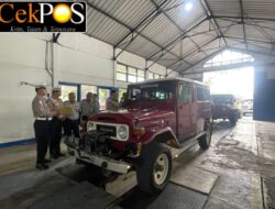 Cegah Kecelakaan, Satlantas Polres Malang Gelar Ramp Check Jeep Wisata Bromo