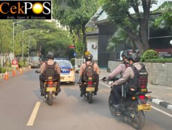 Ciptakan Rasa Aman Polisi Kembali Laksanakan Patroli Skala Besar di Jakarta