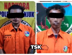 Polres Nganjuk Berhasil Ungkap Kasus Narkoba Dua Tersangka Pengedar Sabu Diamankan