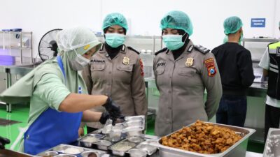 Pastikan MBG Higienis Polres Tulungagung Uji Food Safety di SPPG