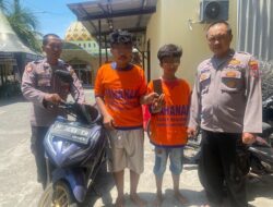 Polsek Kenjeran Amankan  Dua Pelaku Curas yang Beraksi di Jembatan Kedinding Lor Surabaya