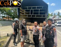 Tim Patroli Polresta Banyuwangi Berhasil Gagalkan Penyelundupan Ribuan Miras Jenis Arak Yang Di Kemas Botol dari Bali