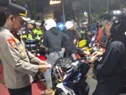 Gelar KRYD Polres Kediri  Kota Amankan Ranmor Tidak Sesuai Spektek