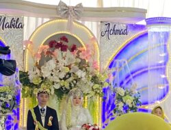 Kemeriahan Acara Pernikahan Ananda Pimpinan Redaksi media Bnewesnasional Disertai Ucapan Karangang Bunga Dari Seluruh Jajaran Pejabat Kepolisian.