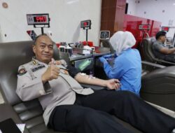 Peringati Hari Jadi Humas Polri ke -74 Polda Jatim Gelar Donor Darah