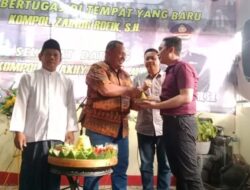 Tasyakuran Pisah Sambut Kapolsek Sukomanunggal, Kompol Zainur Rofik Serahkan Jabatan kepada Kompol M. Akhyar