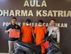 Komplotan Pencuri Motor Toko Listrik Jagalan Surabaya Diringkus Polsek Pabean Cantikan, Satu Pelaku Sempat Buron