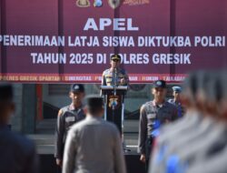 Latja Diktuk Bintara Polri 2025 di Polres Gresik Resmi Dibuka, 50 Siswa Siap Terjun Layani Masyarakat