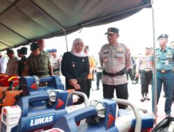 Kapoda Jatim Bersama Gubernur Tinjau Kesiapan Alat Mitigasi Bencana Hadapi Cuaca Ekstrem