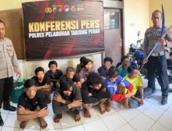 Polsek Kenjeran Gagalkan Aksi Tawuran di Jalan Pogot, 12 Remaja Diamankan