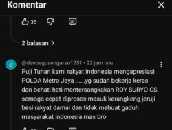 99% Warganet Dukung Polda Metro Jaya, dan Berharap Roy Suryo Cs Masuk Penjara